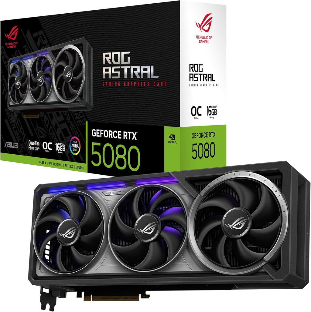 ASUS ROG Astral GeForce RTX 5080 16GB GDDR7 OC Edition – Carte Graphique Gaming