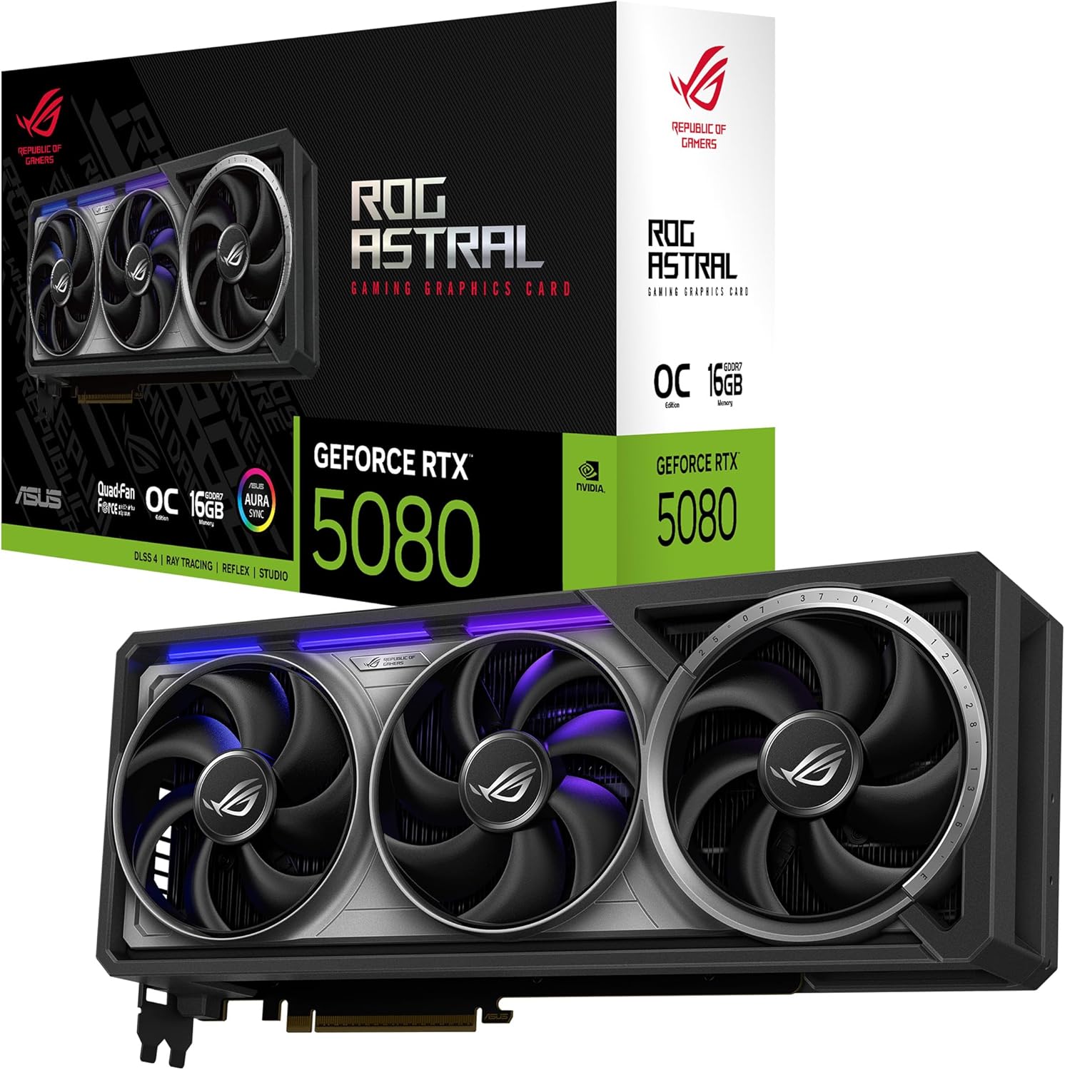ASUS ROG Astral GeForce RTX 5080 16GB GDDR7 OC Edition – Carte Graphique Gaming
