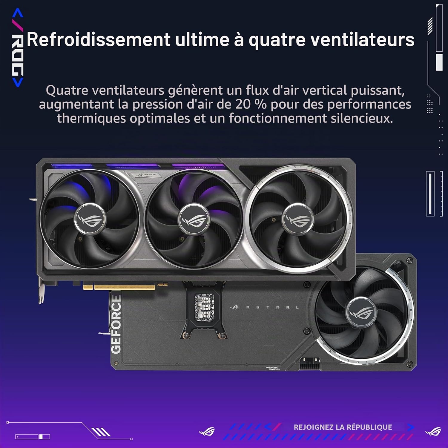 ASUS ROG Astral GeForce RTX 5080 16GB GDDR7 OC Edition – Carte Graphique Gaming